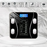Dijital Baskül Yağ Ölçer Fonksiyonlu Akıllı Baskül – Bluetooth Bağlantılı Tartı