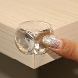 Bebek Çocuk Şeffaf Yapışkanlı Güvenlik Köşe Koruyucu 4 Adet