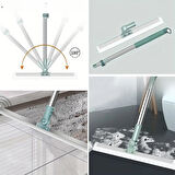 Teleskopik Oynar Başlıklı Cam ve Zemin Silme Aparatı Çekçek