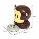 Maymun Figürlü Hava Üfleyen Pratik Oje Kurutucu Mini Pilli Tırnak Kurutma Makinesi