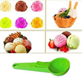 Mandallı Plastik Dondurma Servis Kaşığı Top Top Sunum Kepçesi