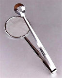 Paslanmaz Çelik Süzgeçli Kızartma ve Haşlama Maşası 2’si 1 Arada