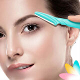 Hassas Ciltler İçin 3'lü Kaş Usturası Seti Yüz Tüy Alma Bıçağı