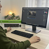 Sessiz Tuşlu Kablosuz Q Klavye ve Mouse Seti (Ofis ve Ev Tipi)