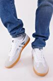 Dijital Baskı Unisex Beyaz-Füme Sneaker Ayakkabı