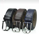 NATURALSHOESS 3.5 CM KLASİK KEMER 3LÜ SET