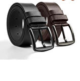 4.5 cm çift dikişli spor kemer