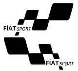 fiat 2 sport Etiket Yapıştırma 30cmx11cm MMD208