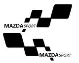 mazda sport Etiket Yapıştırma 30cmx11cm MMD253