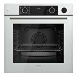 Ferre Fryart Steam Beyaz Set ( D081 Beyaz Davlumbaz -SS036 75 CM Wok Gözlü Beyaz Ocak- XE64CB Fryart Steam Beyaz Fırın)