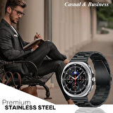 Galaxy Watch 8 44MM 40MM / Galaxy Watch 8 Classic 46MM ile Uyumlu Paslanmaz Çelik Kordon