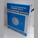 mavi pleksi A-4 ramak kala kutusu