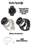 WEARFİT JS3 CYBER HK4 HERO Akıllı Kol Saati  (Yuvarlak Model 1.33inç 37mm MİNİLED Ekran (GRİ)