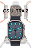GS ULTRA 2 Akıllı Kol Saati Smart Watch Model:inç 49mm AMOLED Ekran GRİ