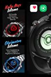 WEARFİT HW5 ULTİMATE  Akıllı Kol Saati  Yuvarlak Model 1.56inç 37mm  AMOLED Ekran (BRONZ GOLD)