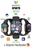 WEARFİT HW9 MİNİ  Akıllı Kol Saati Smart Watch Model:2.05inç 41mm MİNİLED Ekran (SİYAH)