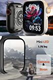 WEARFİT HW9 MİNİ  Akıllı Kol Saati Smart Watch Model:2.05inç 41mm MİNİLED Ekran (SİYAH)