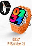 WEARFİT HW ULTRA 2  Akıllı Kol Saati Smart Watch Model:inç 49mm AMOLED Ekran (GRİ)