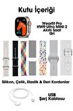 WEARFİT HW9 ULTRA MİNİ 2 Akıllı Kol Saati Smart Watch Model:2.05inç 45mm MİNİLED Ekran (GRİ)
