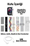 WEARFİT HW9 MİNİ 2 Akıllı Kol Saati Smart Watch Model:2.05inç 41mm MİNİLED Ekran (GRİ)