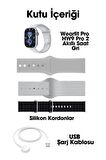 WEARFİT HW9 PRO 2 GİFT Akıllı Kol Saati Smart Watch Model:inç 45mm MİNİLED Ekran (GRİ)