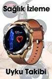 WEARFİT HK5 HERO Akıllı Kol Saati  Yuvarlak Model 1.43inç 37mm AMOLED Ekran (MAVİ)