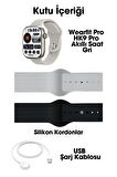 WEARFİT HK9 PRO Akıllı Kol Saati 45mm AMOLED Ekran (GRİ)