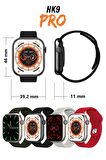 WEARFİT HK9 PRO Akıllı Kol Saati 45mm AMOLED Ekran (GRİ)