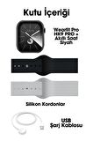 WEARFİT HK9 PRO + Akıllı Kol Saati Smart Watch Model:inç 45mm AMOLED Ekran (SİYAH)