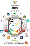 WEARFİT HK9 PRO + Akıllı Kol Saati Smart Watch Model:inç 45mm AMOLED Ekran (GRİ)