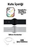 WEARFİT HK9 PRO + Akıllı Kol Saati Smart Watch Model:inç 45mm AMOLED Ekran (GRİ)