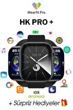 WEARFİT HK PRO + Akıllı Kol Saati Smart Watch Model:inç 45mm MİNİLED Ekran  (SİYAH)