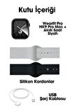 WEARFİT HK9 PRO MAX+ Akıllı Kol Saati (Smart Watch Model:inç 45mm AMOLED Ekran (SİYAH)