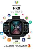 WEARFİT HK9 ULTRA 2  Akıllı Kol Saati Smart Watch Model:inç 49mm AMOLED Ekran (SİYAH)