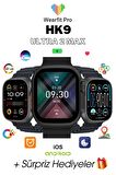 WEARFİT HK9 ULTRA 2 MAX Akıllı Kol Saati 49mm AMOLED Ekran (SİYAH)