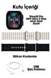 WEARFİT HK9 ULTRA 2 MAX Akıllı Kol Saati 49mm AMOLED Ekran (SİYAH)