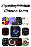 WEARFİT A9 Akıllı Kol Saati Smart Watch Model:inç 49mm MİNİLED Ekran  (GRİ)