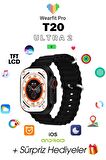 WEARFİT T20 ULTRA 2 Akıllı Kol Saati Smart Watch Model:inç 49mm TFT Ekran (SİYAH)