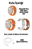 WEARFİT Z85 MAX Akıllı Kol Saati Smart Watch Model:inç 51mm MİNİLED Ekran (SİYAH)