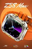 WEARFİT Z85 MAX Akıllı Kol Saati Smart Watch Model:inç 51mm MİNİLED Ekran (SİYAH)