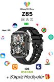 WEARFİT Z85 MAX Akıllı Kol Saati Smart Watch Model:inç 51mm MİNİLED Ekran (GRİ)