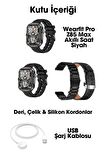 WEARFİT Z85 MAX Akıllı Kol Saati Smart Watch Model:inç 51mm MİNİLED Ekran (GRİ)
