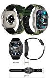 WEARFİT TW11 Akıllı Kol Saati Smart Watch Model:inç 50mm MİNİLED Ekran (SİYAH)