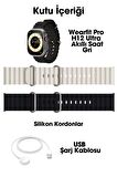 WEARFİT H12 ULTRA  Akıllı Kol Saati 49mm MİNİLED Ekran (GRİ)