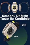 WEARFİT H12 ULTRA  Akıllı Kol Saati 49mm MİNİLED Ekran (GRİ)