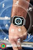 WEARFİT S8 ULTRA 4G SİM KARTLI BTK KAYITLI DİSTRİBİTÖR GARANTİLİ Akıllı Kol Saati AMOLED SİYAH
