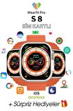 WEARFİT S8 ULTRA 4G SİM KARTLI BTK KAYITLI DİSTRİBİTÖR GARANTİLİ Akıllı Kol Saati AMOLED GRİ