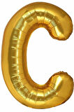Harf Folyo Balon 80 Cm Gold C