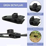 6 Adet Çoklu Kullanımlı Branda, Gölgelik, Tarp Çadır Için Ağır Işler Tipi Sabitleme Klipsi