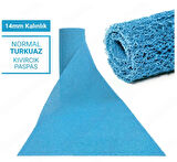 120X700CM TURKUAZ KIVIRCIK PASPAS-HALI KAYMAZ YOLLUK LİDYA 14MM